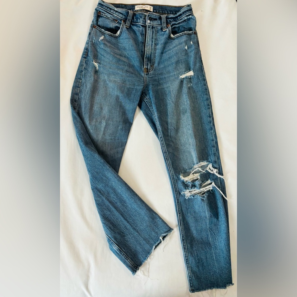Abercrombie & Fitch ankle straight jeans